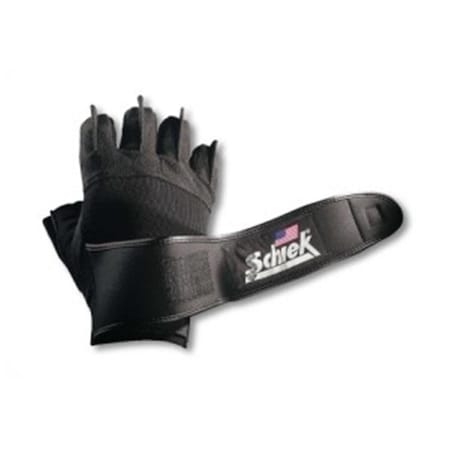Schiek Sports Platinum Gel Lifting Gloves with Wrist Wraps XL H540XL